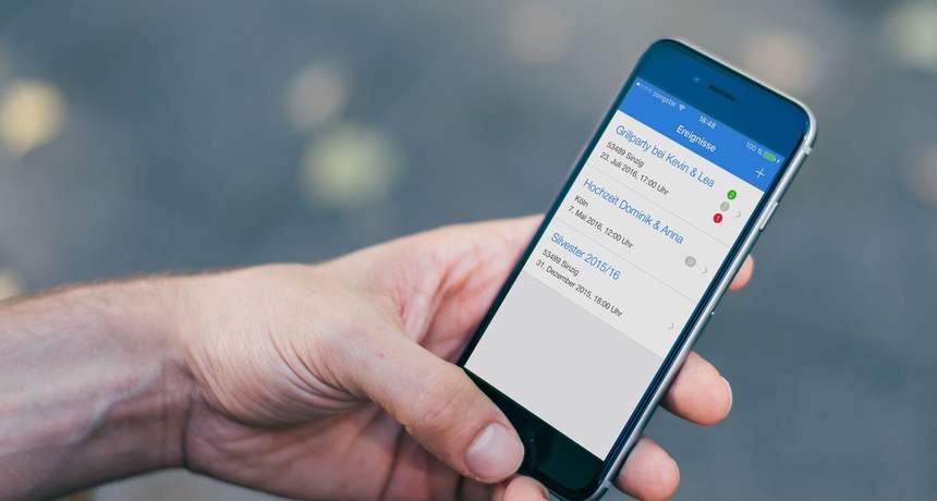 Lade ganz einfach zu Ereignissen ein – mit der Invite App für iOS